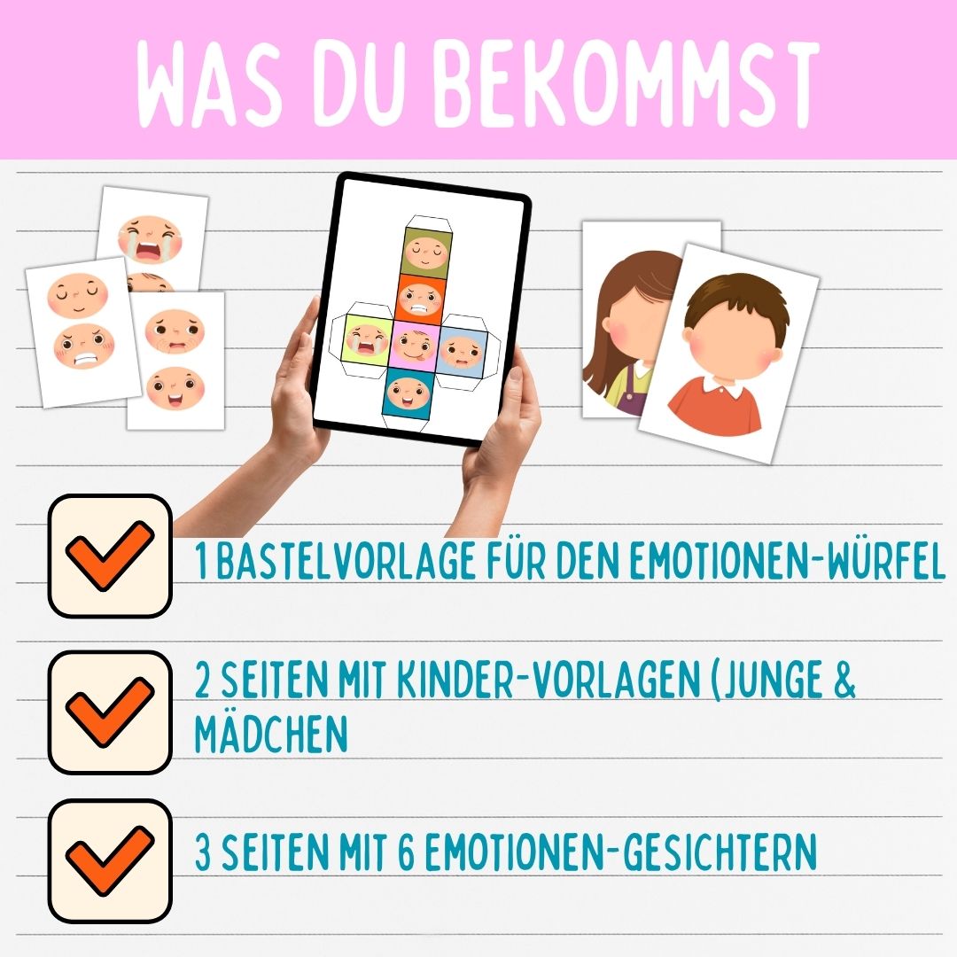 Emotionen Würfelspiel